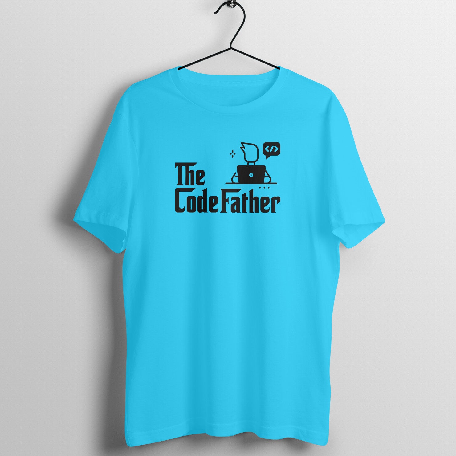 &quot;The CodeFather&quot; - UNISEX HALF SLEEVE T-SHIRT (91C73)