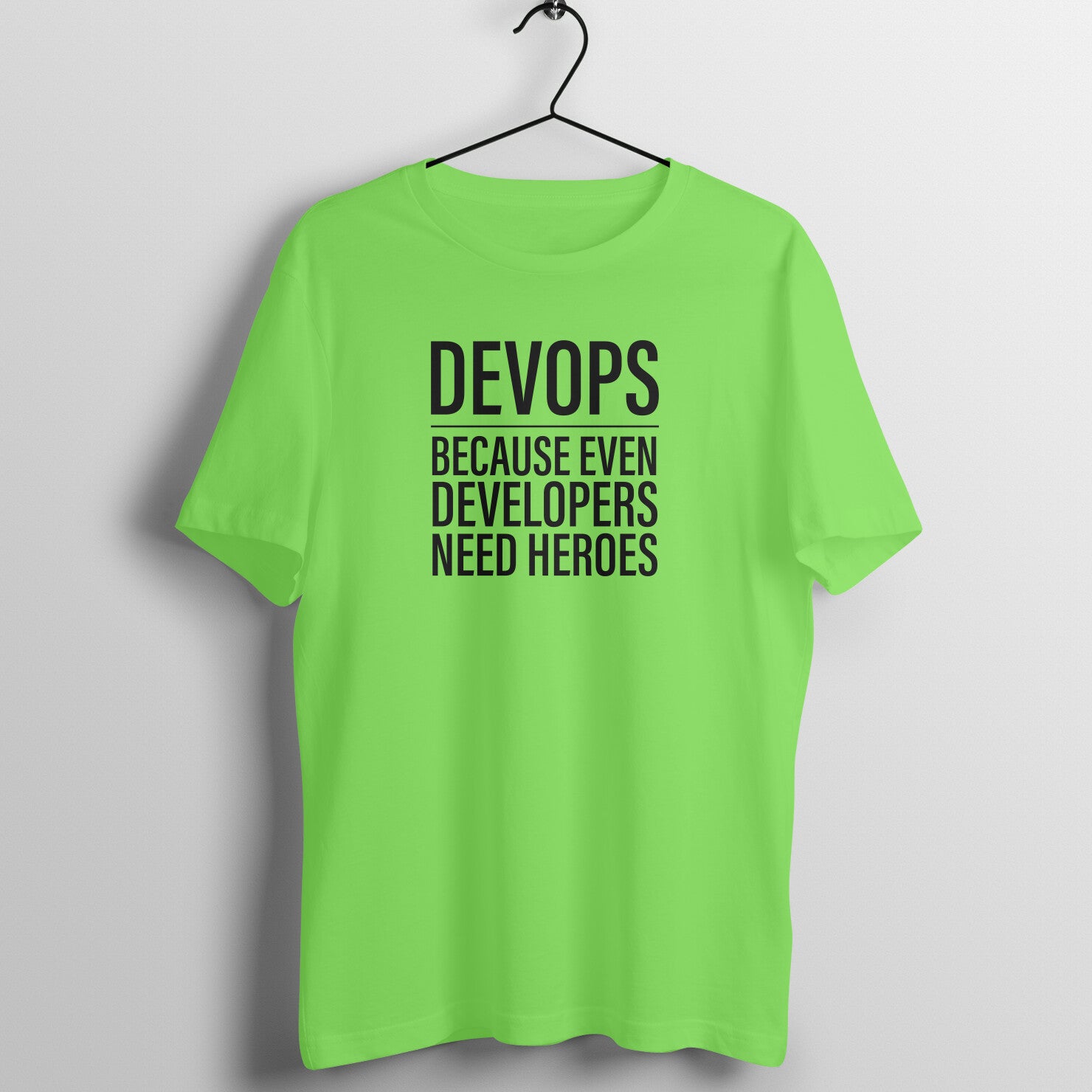 &quot;DevOps&quot; - UNISEX HALF SLEEVE T-SHIRT (91C82)