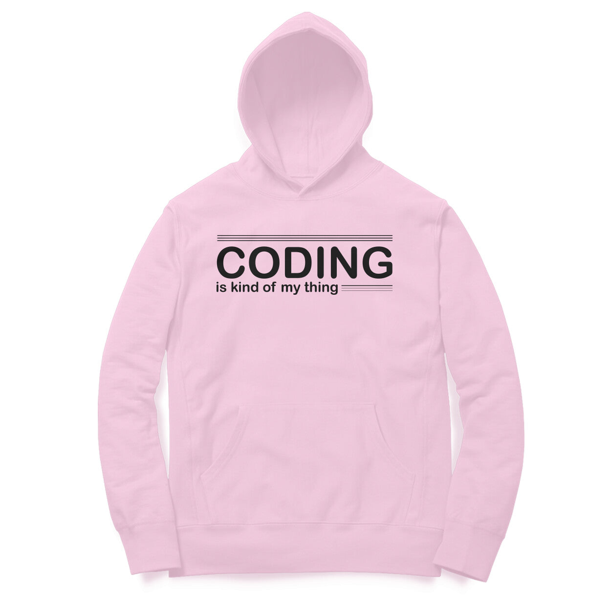 “Coding is kind of my thing“ - UNISEX HOODIE (91H07)