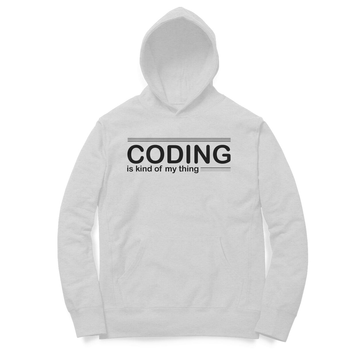 “Coding is kind of my thing“ - UNISEX HOODIE (91H07)