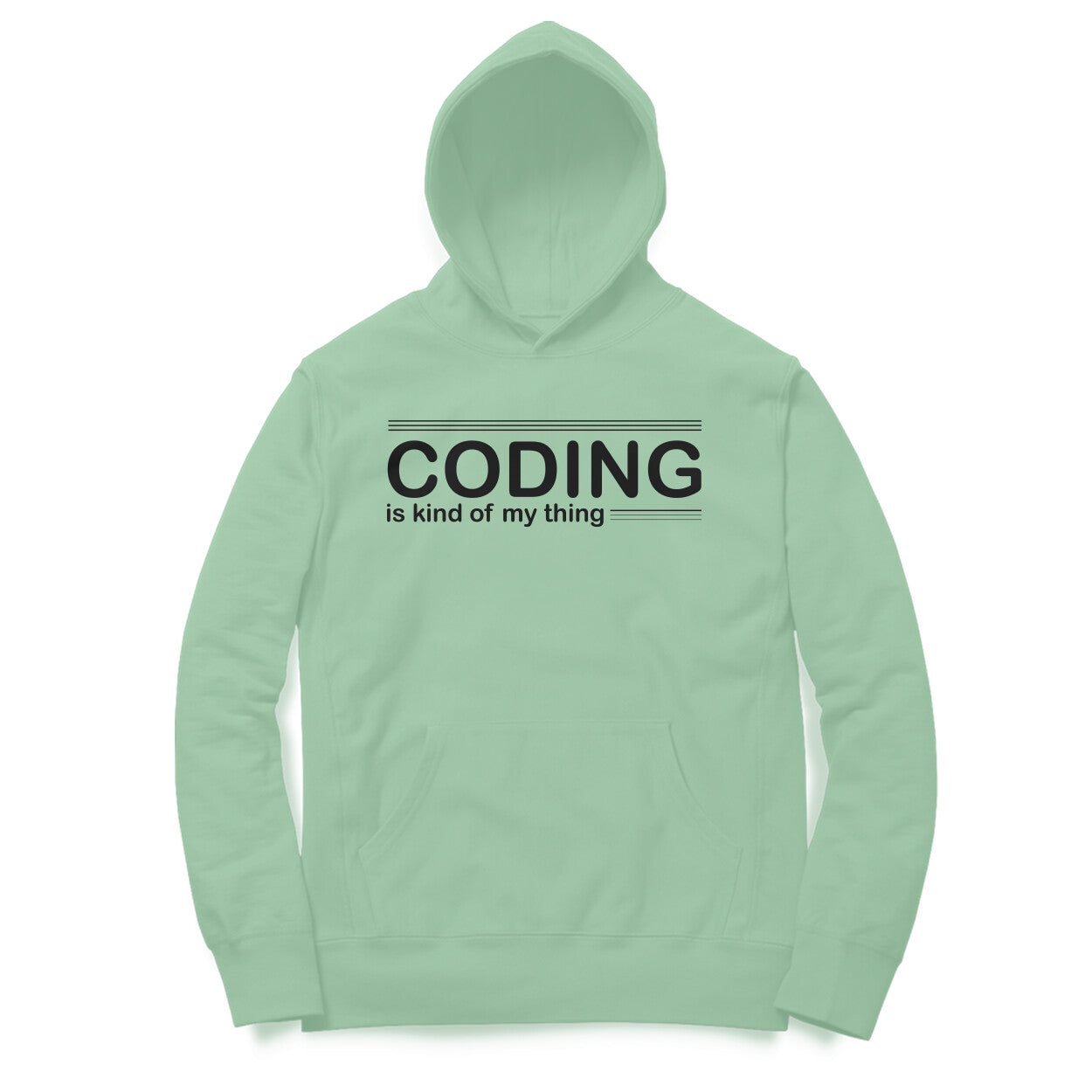 “Coding is kind of my thing“ - UNISEX HOODIE (91H07)