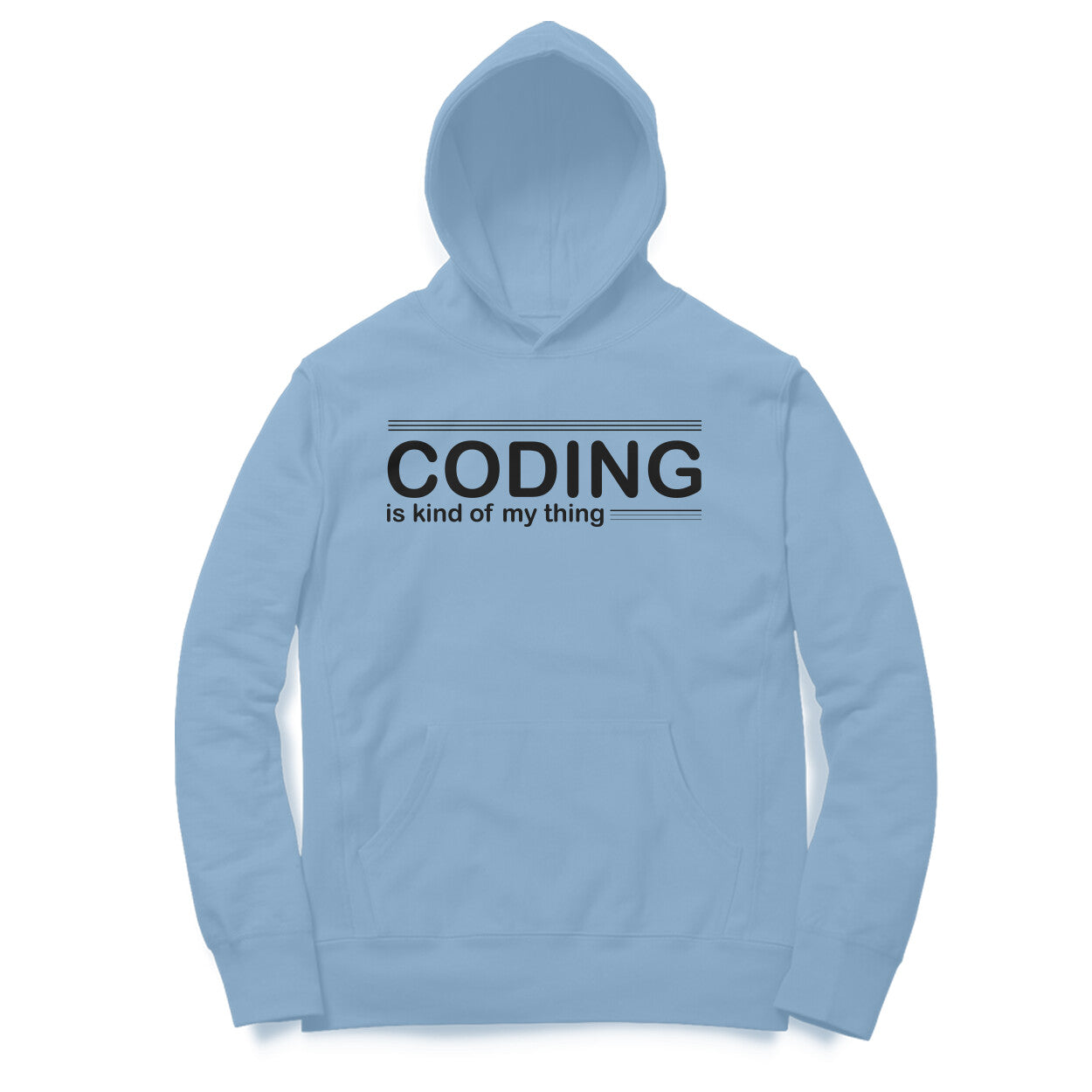 “Coding is kind of my thing“ - UNISEX HOODIE (91H07)