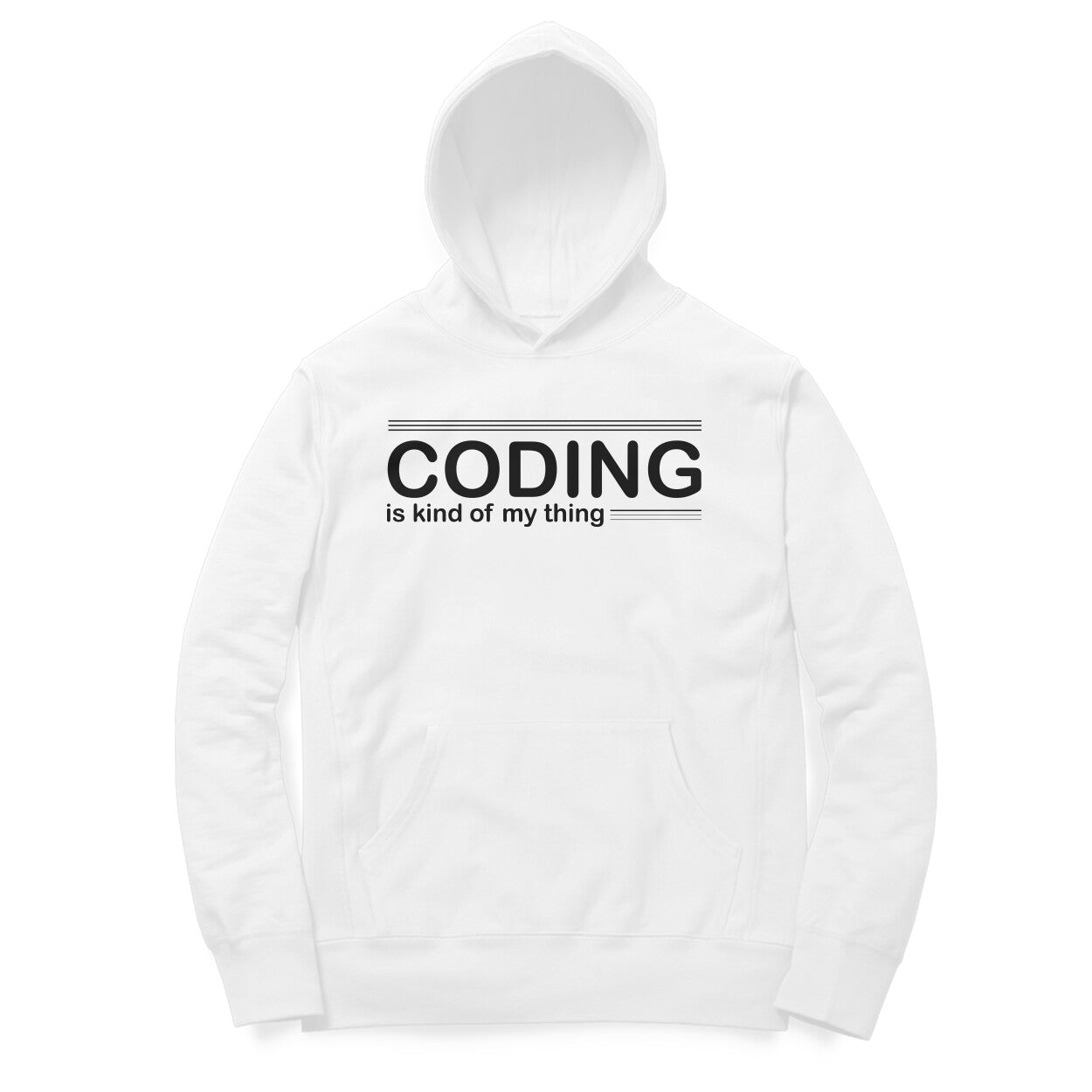 “Coding is kind of my thing“ - UNISEX HOODIE (91H07)