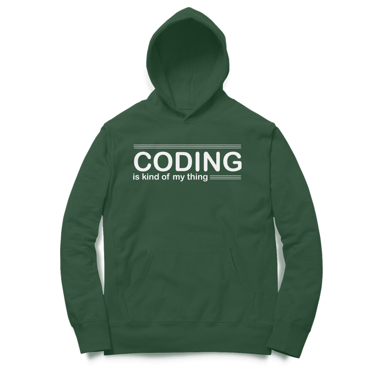 “Coding is kind of my thing“ - UNISEX HOODIE (91H07)