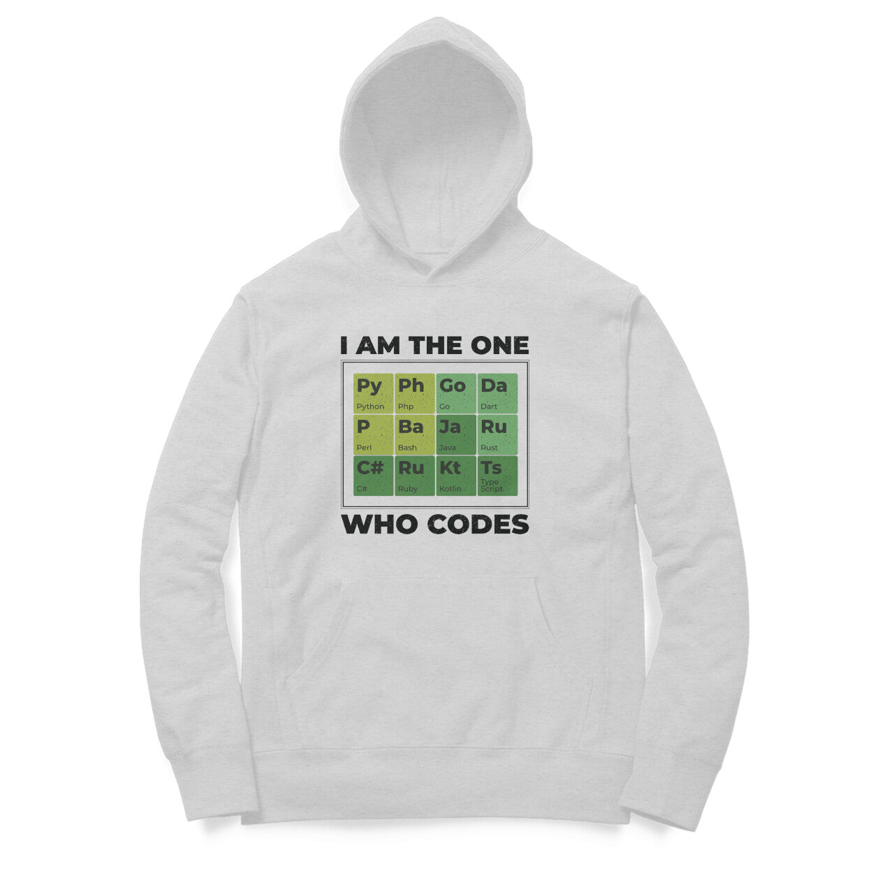 “I am the one who codes“ - UNISEX HOODIE (91H09)