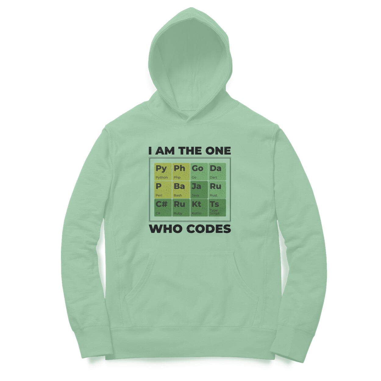 “I am the one who codes“ - UNISEX HOODIE (91H09)