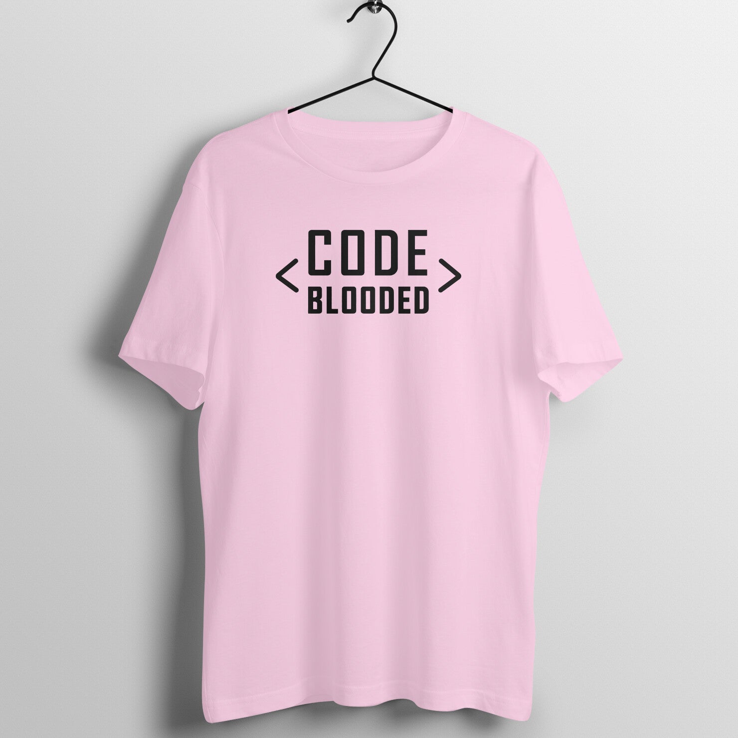 &quot;Code Blooded&quot; - UNISEX HALF SLEEVE T-SHIRT (91C25)