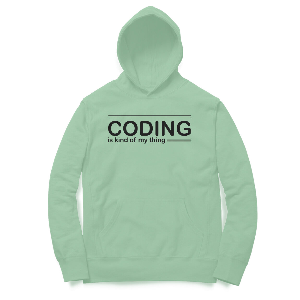 “Coding is kind of my thing“ - UNISEX HOODIE (91H13)