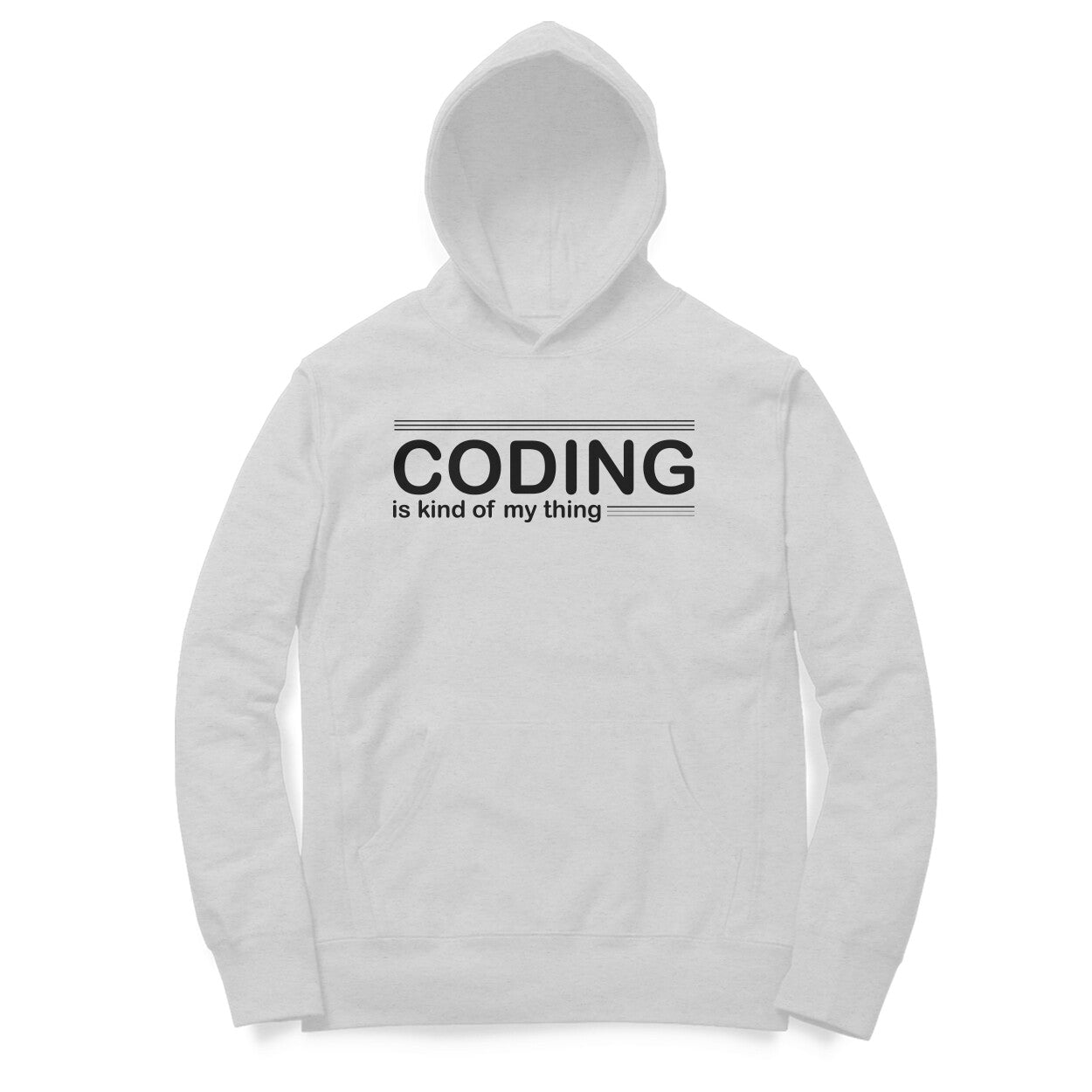 “Coding is kind of my thing“ - UNISEX HOODIE (91H13)