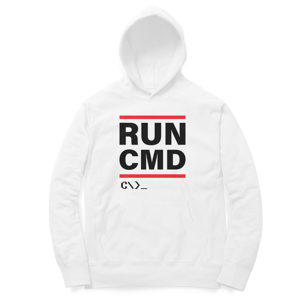 “Run CMD“ - UNISEX HOODIE (91H14)