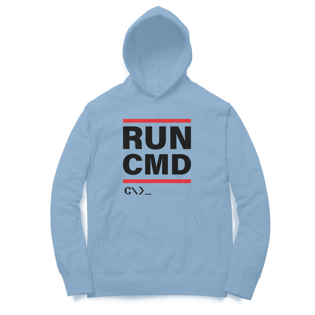 “Run CMD“ - UNISEX HOODIE (91H14)