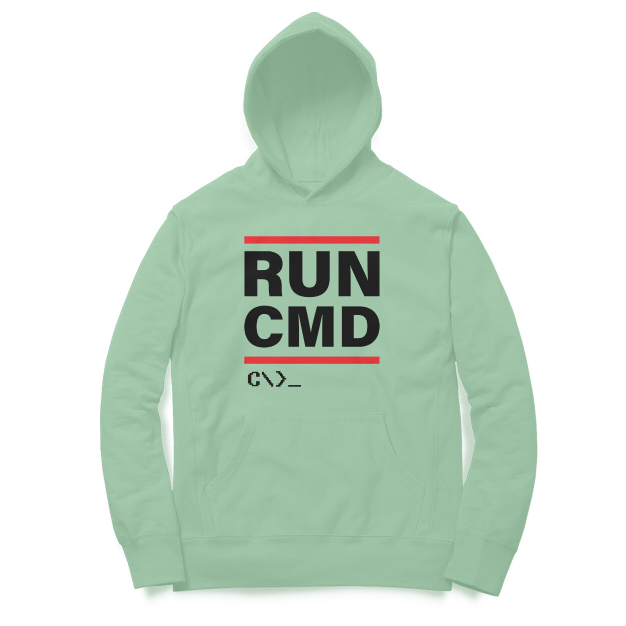 “Run CMD“ - UNISEX HOODIE (91H14)